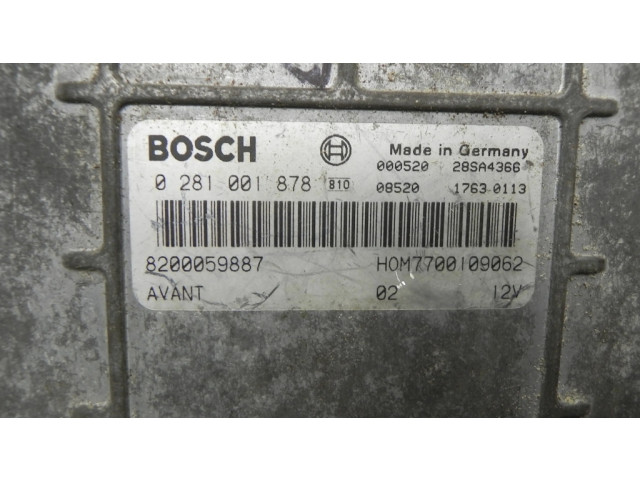 Блок управления двигателя 8200059887   Renault Kangoo I