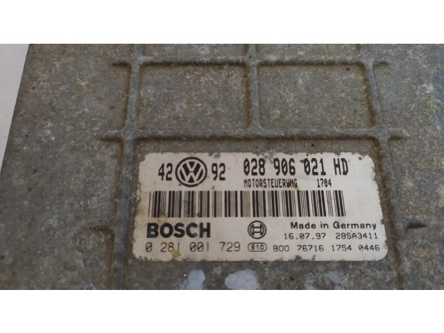 Блок управления двигателя 028906021HD   Audi A4 S4 B5 8D