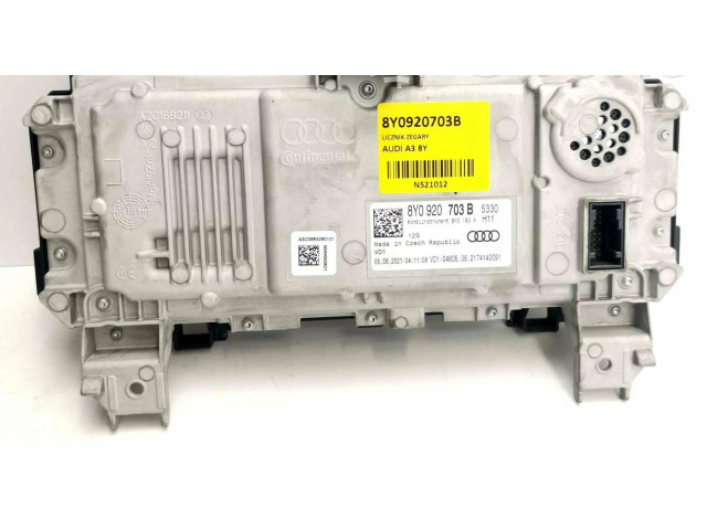 Панель приборов 8Y0920703B Audi A3 8Y