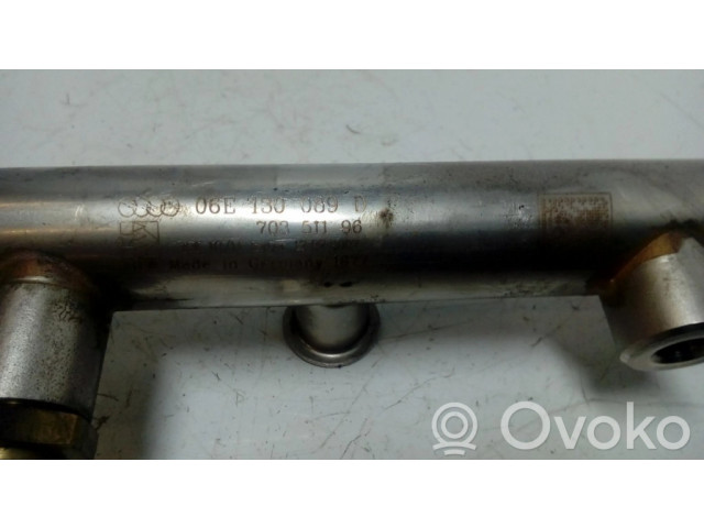 Топливная рампа 06E130089D Audi A4 S4 B8 8K 3.0 для двигателя CAKA