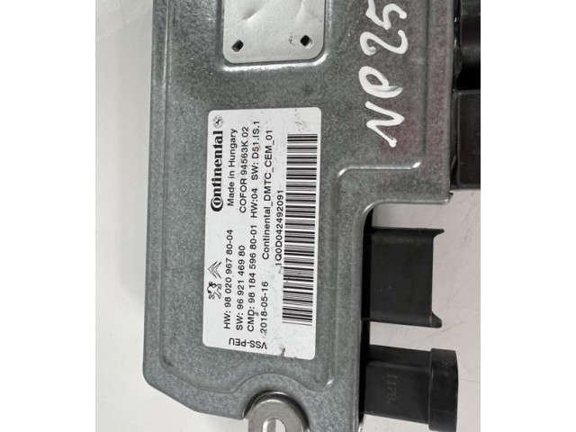 Блок управления 9802096780, 9692146980   Peugeot 5008