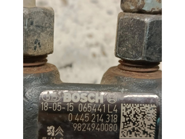 Топливная рампа 9824940080, 0445214318   Peugeot Partner 1.6 