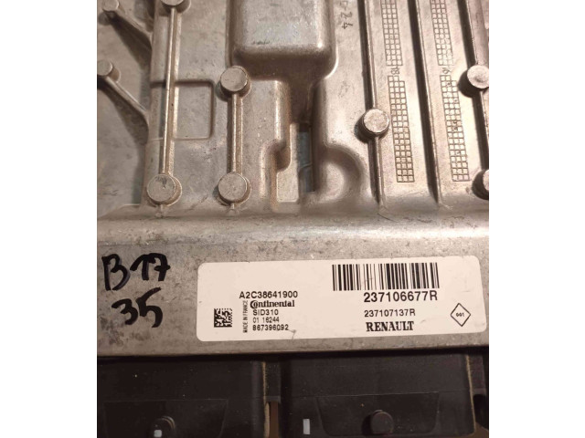 Блок управления двигателя 237106677R, A2C38641900 Dacia Duster
