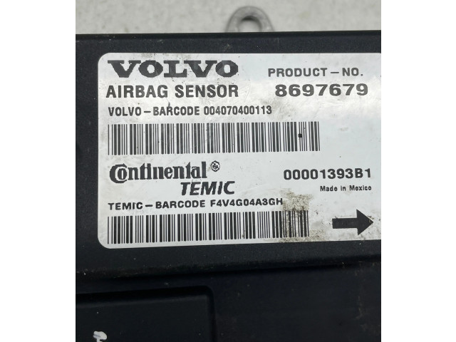 Блок подушек безопасности 8697679, 00001393B1   Volvo V50