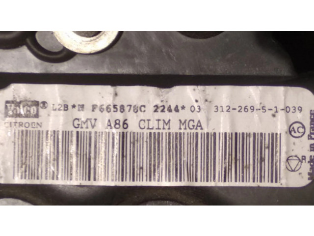 Вентилятор печки    F665878C   Citroen C2