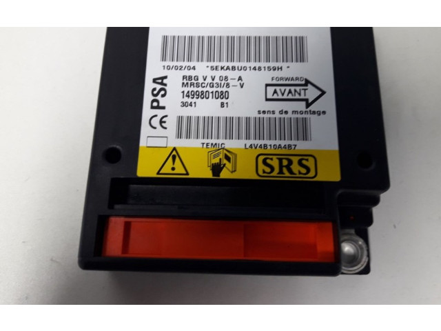 Блок подушек безопасности 1499801080, 1499801080 Peugeot 807