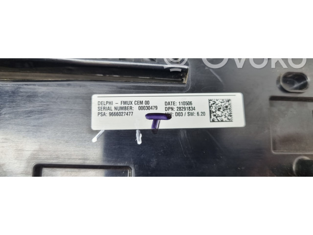 Блок управления климат-контролем 9666027577 Citroen C4 II