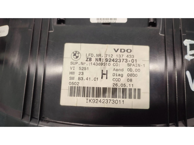 Přístrojová deska BMW X1 E84 2010 9242373, 62109242373