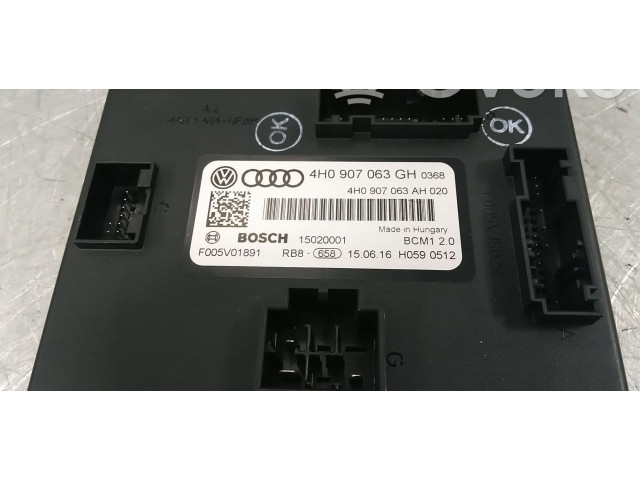 Модуль управления BSM 4H0907063GH, 4H0907063EB Audi A6 S6 C7 4G