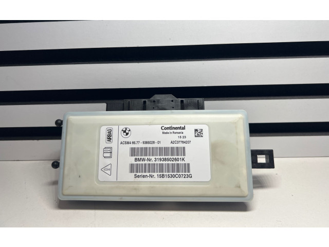 Блок подушек безопасности 9385026, 31938502601K BMW X5 F15