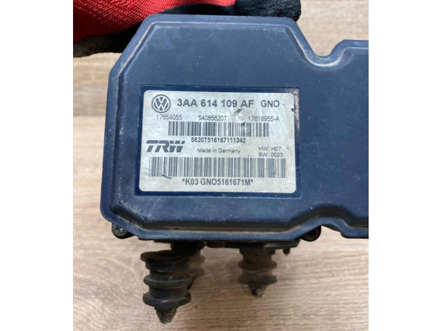 Jednotka ABS 3AA614109AF, 17654055 Volkswagen PASSAT B7 2011