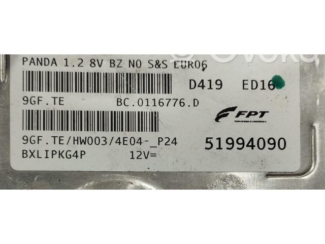 Řídící jednotka 51994090, 51994090 Fiat Panda III 2016