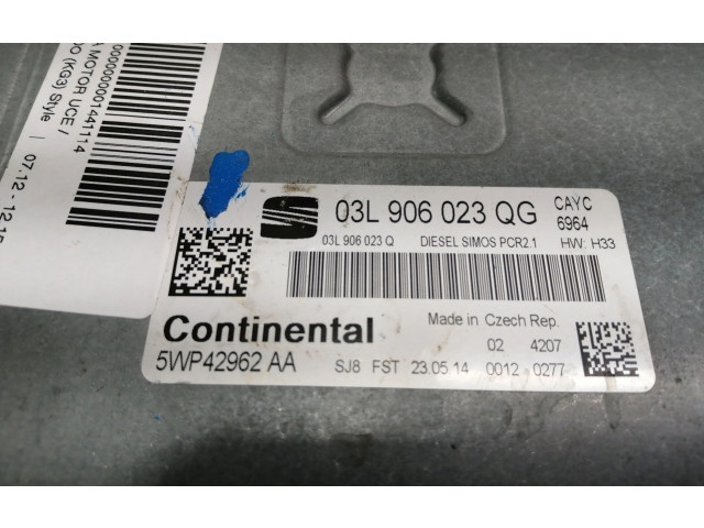 Řídící jednotka 03L906023QG, 5WP42962AA Seat Toledo IV (NH) 2014