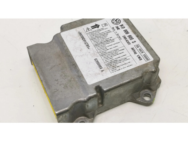 Блок подушек безопасности 1K0909605S, 5WK43411 Skoda Octavia Mk2 (1Z)