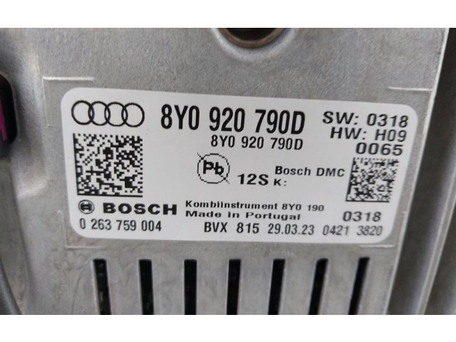 Панель приборов 8Y0920790D, 8Y0920790DX Audi A3 8Y