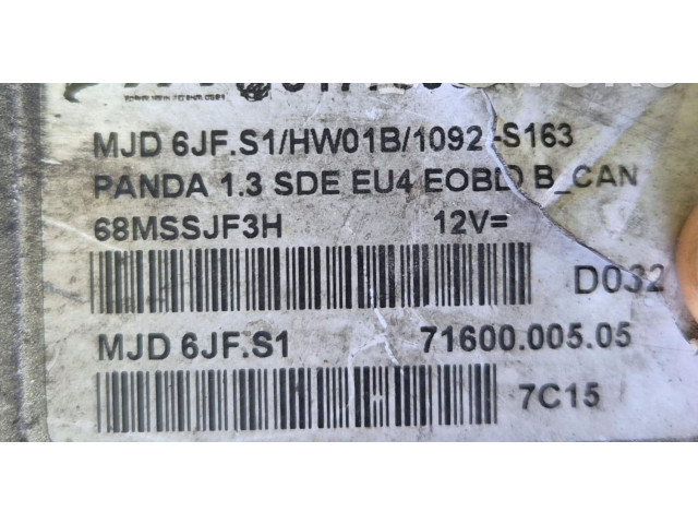 Řídící jednotka 188A8000   Fiat Panda III 2006