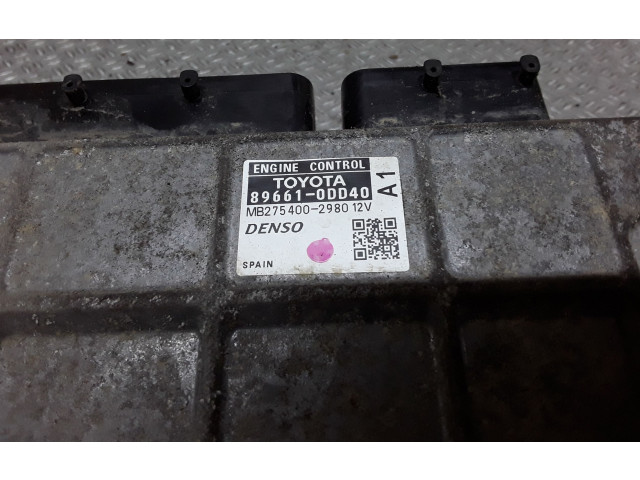 Блок управления двигателя 896610DD40, MB2754002980   Toyota Yaris
