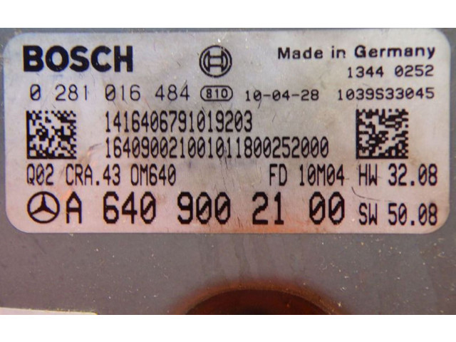 Řídící jednotka A6409002100, A6409002100 Mercedes-Benz B W245 2005