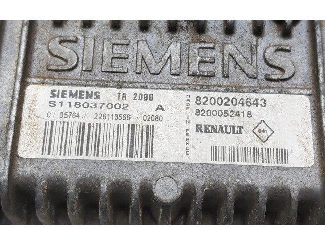 Блок управления коробкой передач 8200204643   Renault Clio II