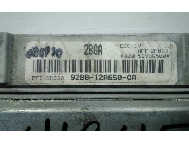 Блок управления двигателя 92BB12A650GA, 41945   Ford Sierra
