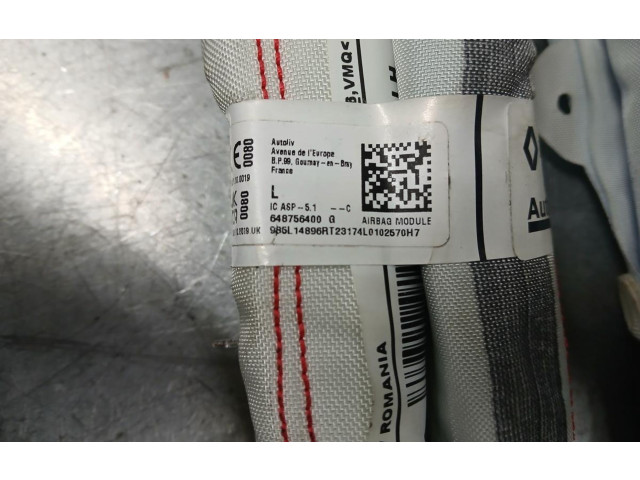 Боковая подушка безопасности 986L14896R, 648756400 Dacia Sandero