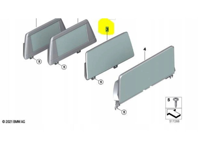 Дисплей    6841920   BMW X3 G01
