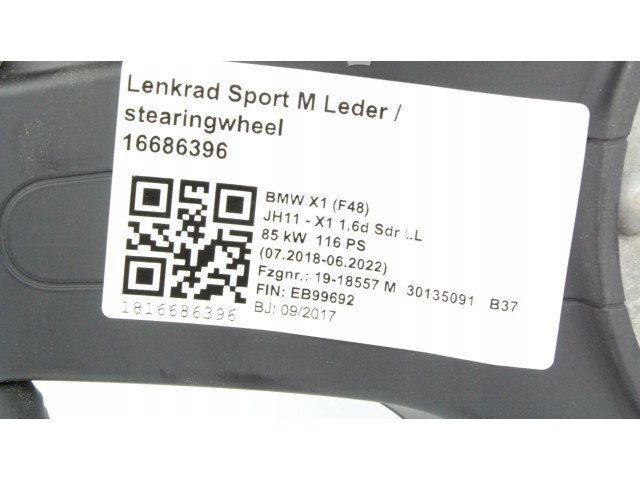 Volant BMW X1 F48 F49 2019 7851517