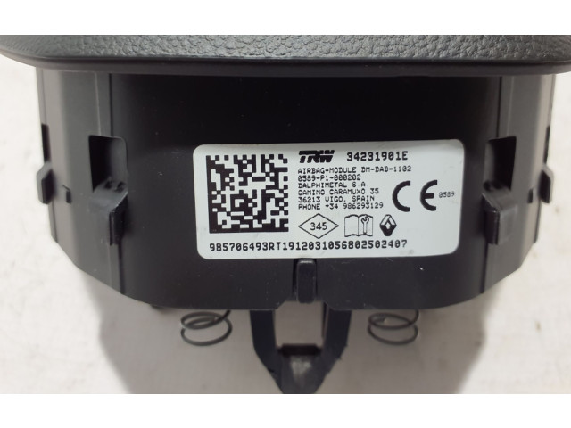 Подушка безопасности водителя 985706493R   Renault Clio V