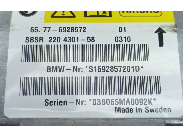 Блок подушек безопасности 6928572, 220430158 BMW Z4 E85 E86