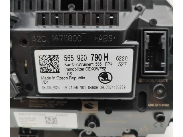 Панель приборов 565920790H, A3C1077070200 Skoda Kodiaq II