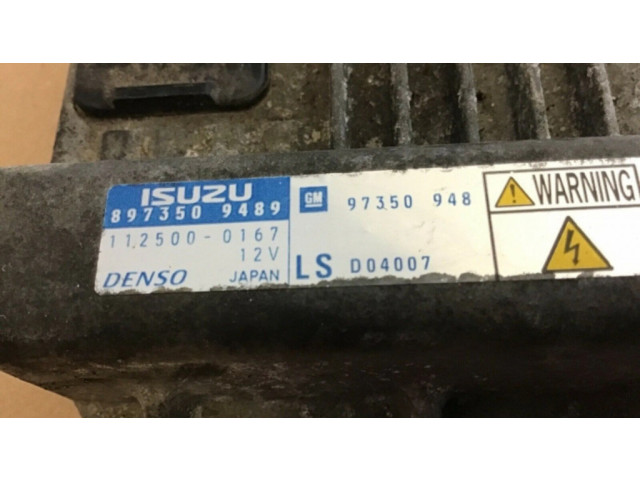 Блок управления двигателя 8973509489, 97350948   Opel Meriva A