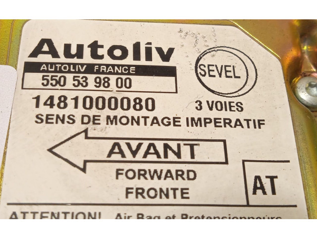 Блок подушек безопасности 1481000080, 550539800   Fiat Ulysse