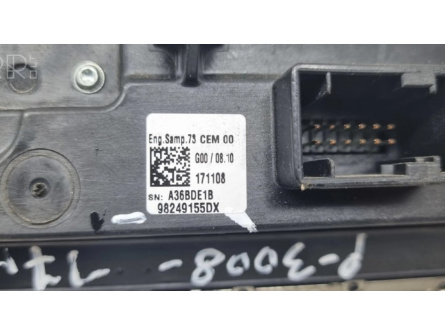 Блок управления климат-контролем 98249155DX   Peugeot 3008 II
