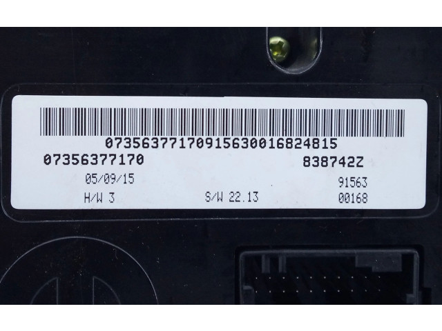 Блок управления климат-контролем 07356377170   Jeep Renegade