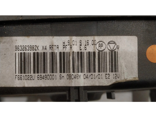 Блок управления климат-контролем 96326398ZK Citroen C5