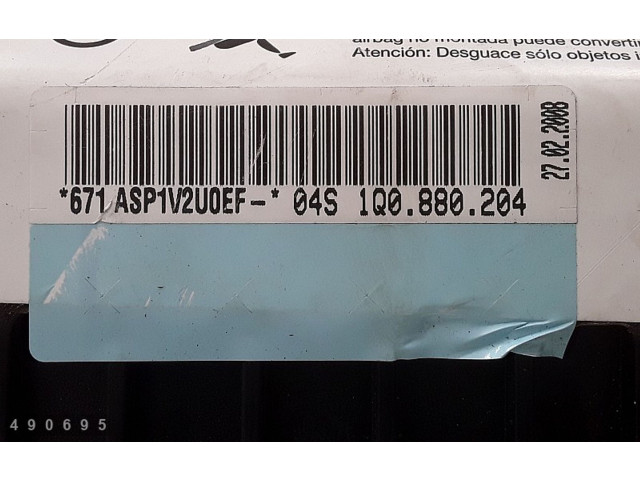Надувная подушка для пассажира 1q0880204, 607043600 Volkswagen Tiguan 2008