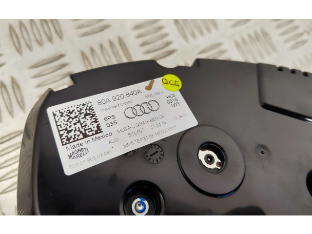 Панель приборов 80A920840A Audi Q5 SQ5