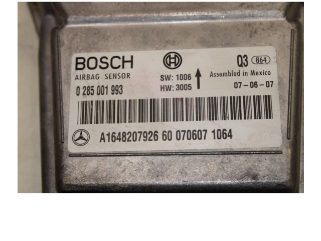 Блок подушек безопасности 0285001993   Mercedes-Benz ML W164