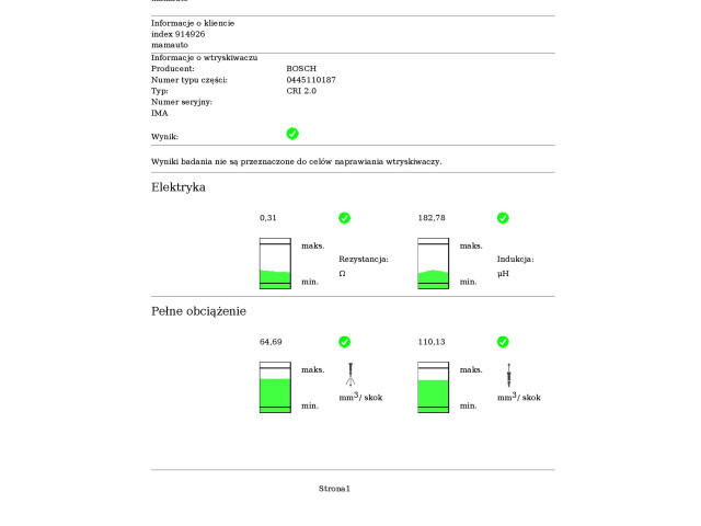 Форсунка 0445110187, 0445110187    Fiat Idea   