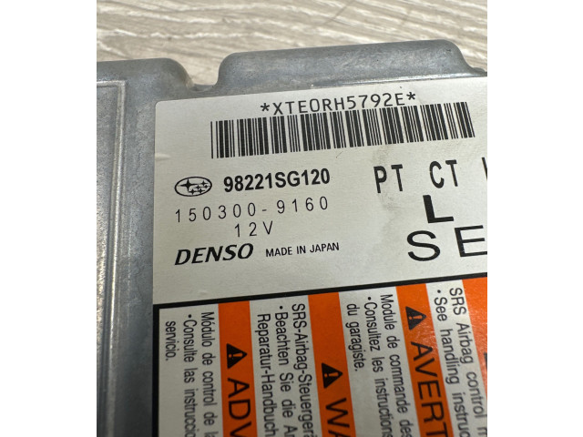 Блок подушек безопасности 98221SG120, XTE0RH5792E Subaru Forester SJ