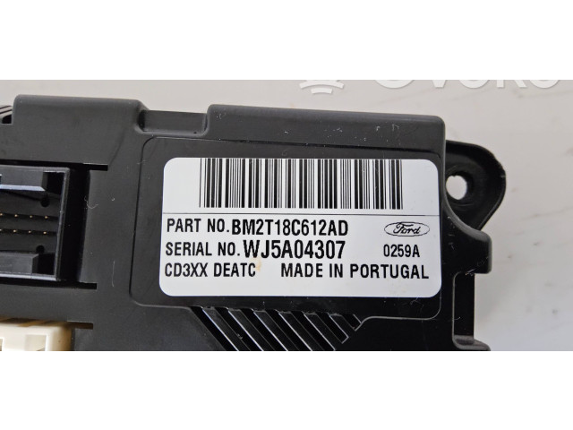 Блок управления климат-контролем BM2T18C612AD, 0259A Ford S-MAX