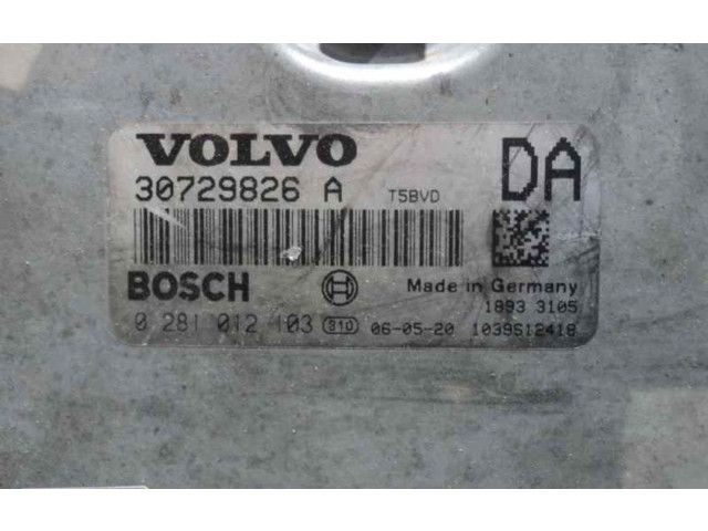 Блок управления двигателем Блок управления 0281012103 Volvo XC90