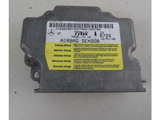 Блок подушек безопасности A1698206726, TRW   Mercedes-Benz A W169