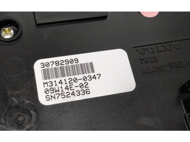 Блок управления климат-контролем 30782909, 09W14E02   Volvo V70