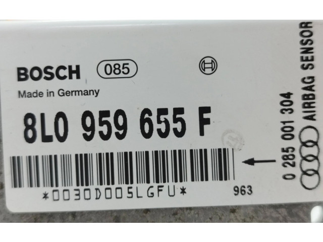 Блок подушек безопасности 8L0959655F, 0285001304 Audi A3 S3 8L