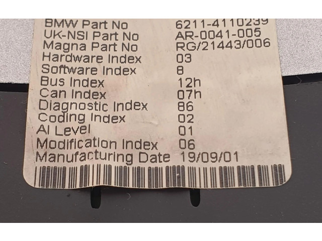 Панель приборов 6211-4110239 Mini One - Cooper R50 - 53