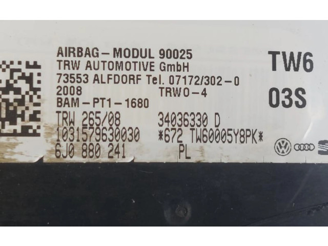 Подушка безопасности в сиденье 6R0880241C   Seat Ibiza IV (6J,6P)