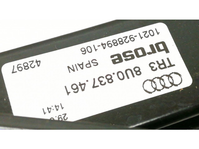 Передний електрический механизм для подъема окна без двигателя