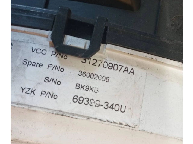 Панель приборов 31270907AA, 69399340U Volvo S80