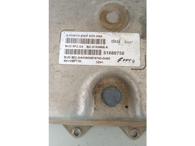 Řídící jednotka 51880758, 51880758 Fiat Punto Evo 2010